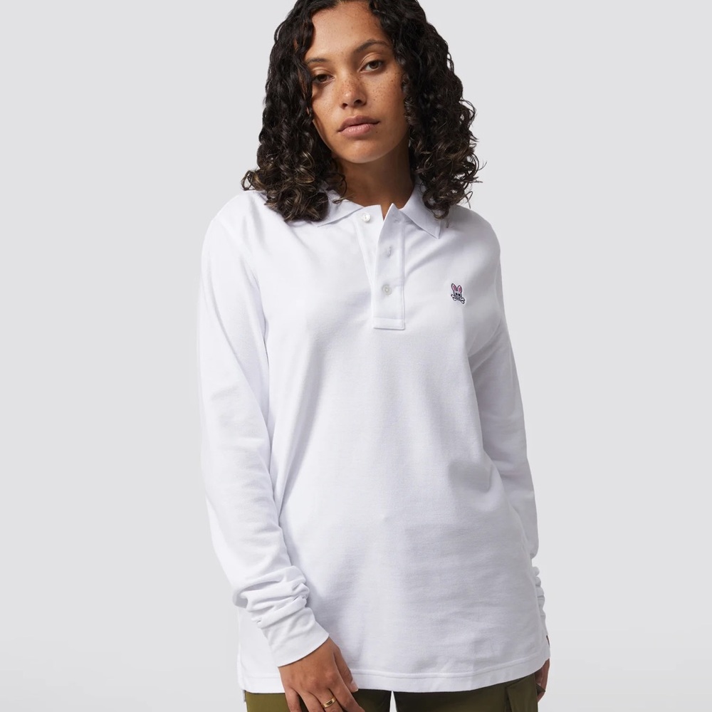 Psycho Bunny Classic White Polo
